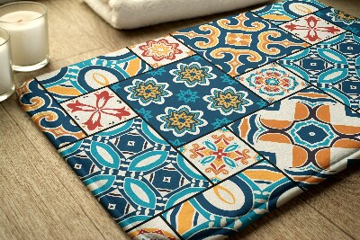 Badezimmer teppich Azulejo