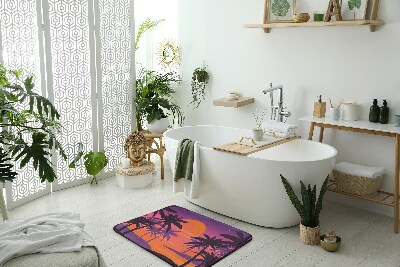 Teppich badezimmer Tropenstrand