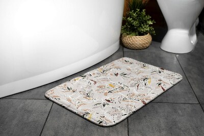 Badezimmer teppich Pflanzenabstraktion