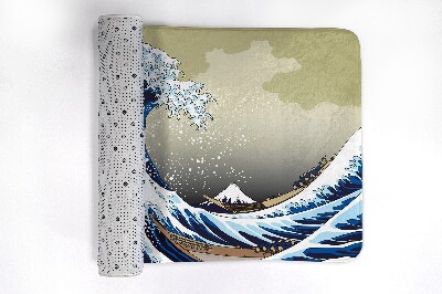 Badezimmer teppich Kanagawa große Welle