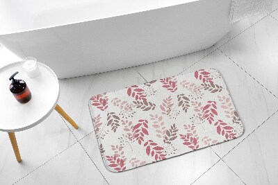 Badezimmer matte Musterblätter