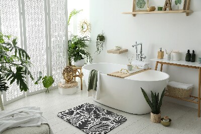 Badezimmer matte Pflanzenabstraktion