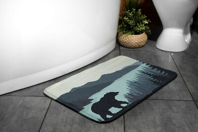 Badezimmer matte Bärenwald