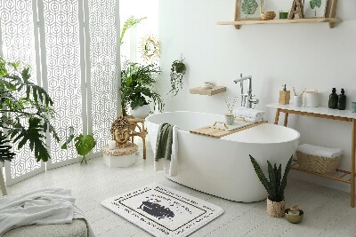 Badezimmer teppich Badewanne