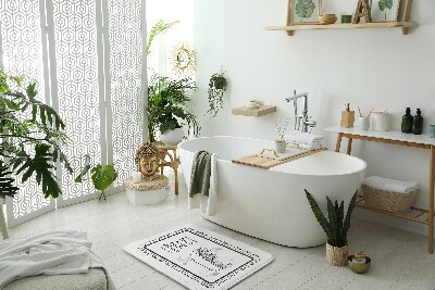 Badezimmer teppich Badewanne