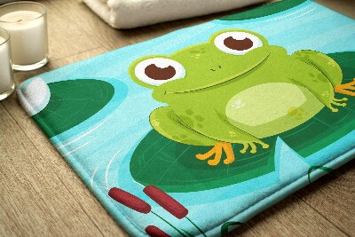 Badezimmer teppich süßer Frosch