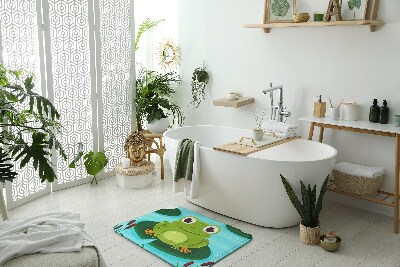 Badezimmer teppich süßer Frosch