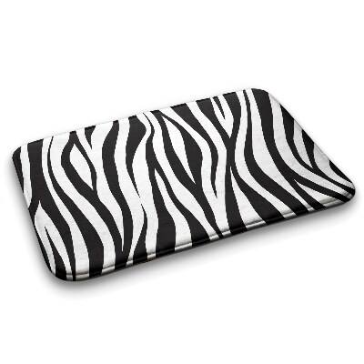 Badezimmer teppich Zebra Streifen