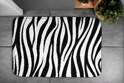 Badezimmer teppich Zebra Streifen