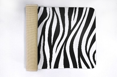 Badezimmer teppich Zebra Streifen