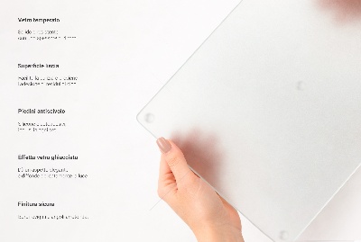 Schneidebrett Sechseckig halbtransparent