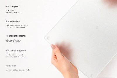 Glasschneidebrett Doppelt halbtransparent