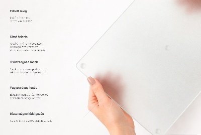 Glas schneidebrett Rechteckig halbtransparent