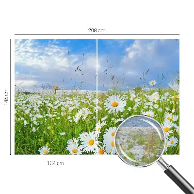 Wandtapete mit Motiv einer Sommerwiese
