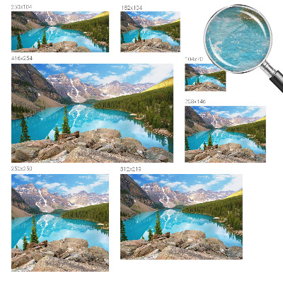 Fototapete aus Vlies Blauer See