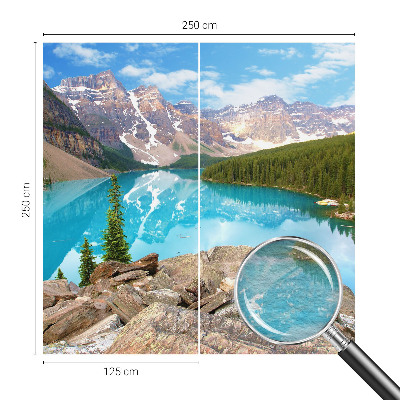 Fototapete aus Vlies mit Motiv eines blauen Sees