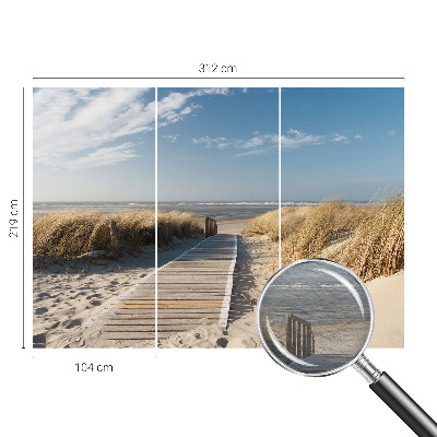 Vliestapete fürs Schlafzimmer Seeweg