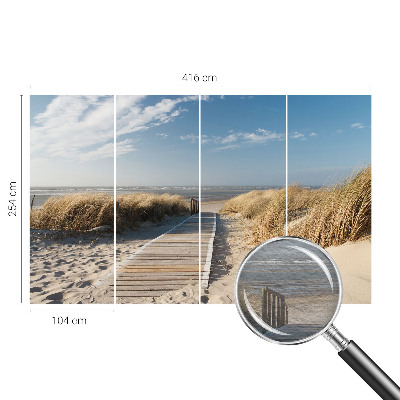 Vliestapete fürs Schlafzimmer Seeweg