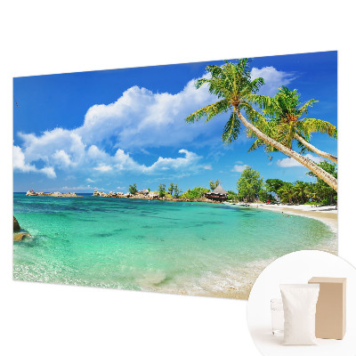 Wand-Fototapete mit tropischem Paradies-Motiv