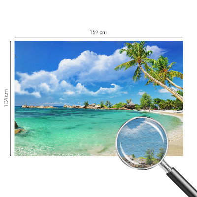 Wand-Fototapete mit tropischem Paradies-Motiv