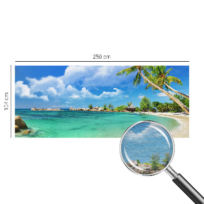 Wand-Fototapete mit tropischem Paradies-Motiv