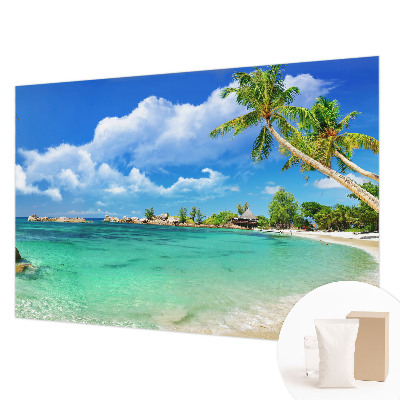 Wand-Fototapete mit tropischem Paradies-Motiv
