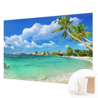 Wand-Fototapete mit tropischem Paradies-Motiv