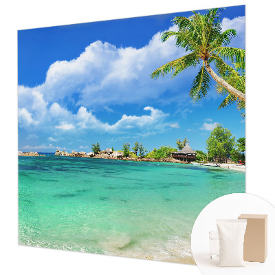 Wand-Fototapete mit tropischem Paradies-Motiv