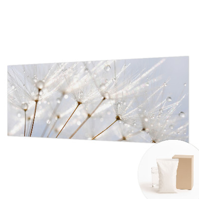 Dekorative Wand-Fototapete Rosafarbener Löwenzahn