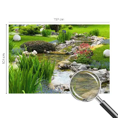 Vlies-Fototapete mit idyllischem Gartenmotiv