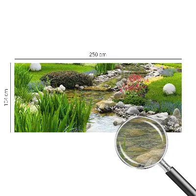 Vlies-Fototapete mit idyllischem Gartenmotiv