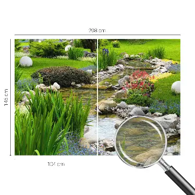 Vlies-Fototapete mit idyllischem Gartenmotiv