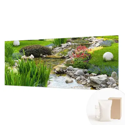 Vlies-Fototapete mit idyllischem Gartenmotiv