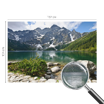 Fototapete fürs Wohnzimmer Bergsee