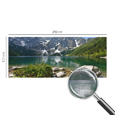 Fototapete fürs Wohnzimmer Bergsee