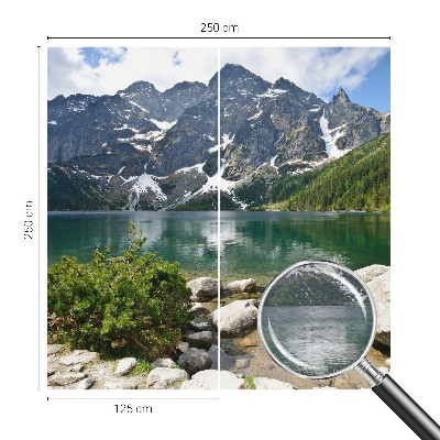 Fototapete fürs Wohnzimmer Bergsee