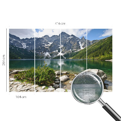 Fototapete fürs Wohnzimmer Bergsee