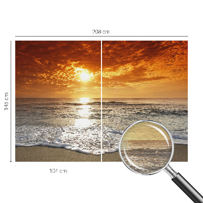 Fototapete fürs Kinderzimmer mit Motiv von Meereswellen