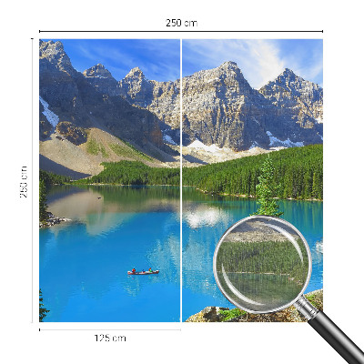 Vlies-Fototapete nach Maß mit Motiv eines Bergsees