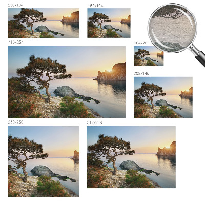 Vlies-Fototapete fürs Wohnzimmer mit friedlicher Naturszenerie