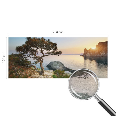 Vlies-Fototapete fürs Wohnzimmer mit friedlicher Naturszenerie