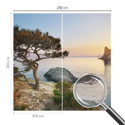Vlies-Fototapete fürs Wohnzimmer mit friedlicher Naturszenerie