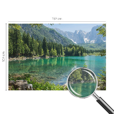 Vliestapete fürs Schlafzimmer Grüner See