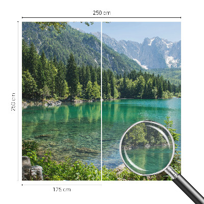 Vliestapete fürs Schlafzimmer Grüner See