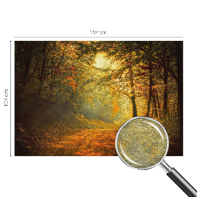 Bedruckte Vlies-Fototapete mit einer herbstlichen Landschaftsaufnahme
