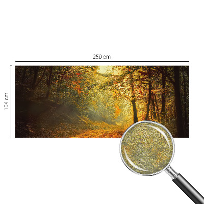 Bedruckte Vlies-Fototapete mit einer herbstlichen Landschaftsaufnahme