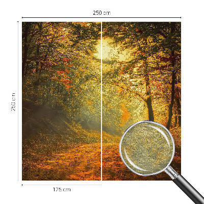 Bedruckte Vlies-Fototapete mit einer herbstlichen Landschaftsaufnahme