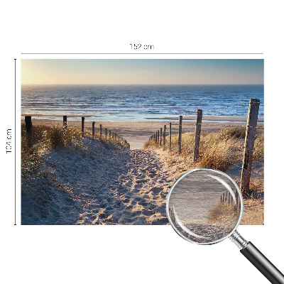 Moderne Vlies-Fototapete mit Motiv eines Strandwegs