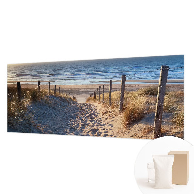 Moderne Vlies-Fototapete mit Motiv eines Strandwegs