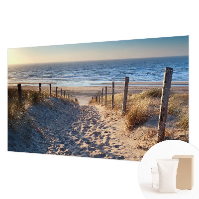 Moderne Vlies-Fototapete mit Motiv eines Strandwegs